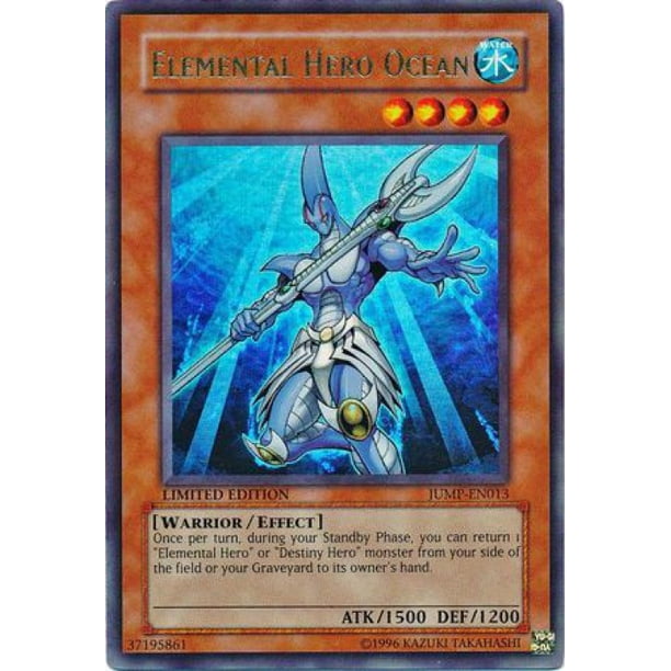 Yugioh Elemental Hero Ocean JUMP-EN013 Limited Edition Yugioh Elemental Hero Ocean JUMP-EN013 Limited Edition